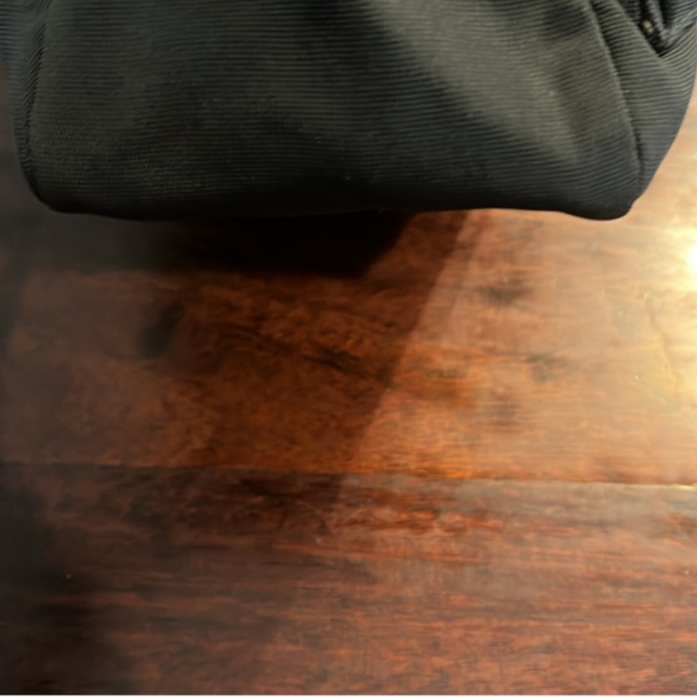 GUCCI Vintage Nylon Hand Bag with Bamboo Handle Black - Picture 5 of 12